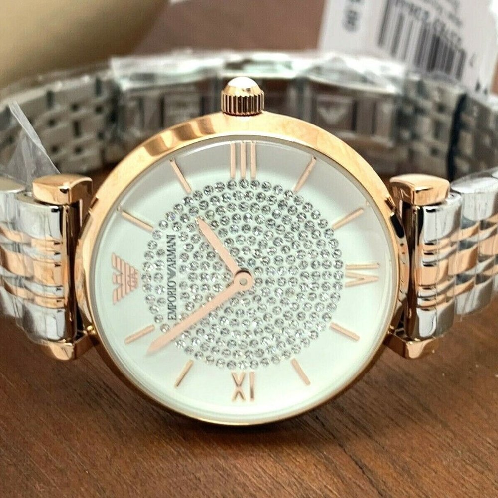 Emporio Armani AR1926 Women's Watch Two Tone 32mm - Picture 7 of 8